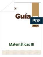 1 GE - 3er Parcial - Matemáticas III