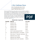 Free Mini Halfpipe Plans pdf