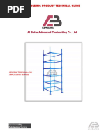 Cuplock Scaffolding System Catalogue & Assembly Manual - Wellmade | PDF ...