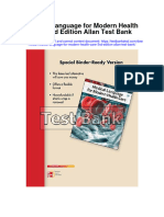 Medical Language For Modern Health Care 3rd Edition Allan Test Bank