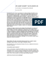 Ideile Și Adevărurile Omului "Primitiv" Sunt În Miturile Sale. Interviu Cu Antropologul Dezső Benedek