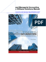 Financial and Managerial Accounting 15th Edition Williams Solutions Manual