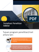 Sosialisasi Penelitian MBKM 2023