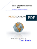 Microeconomics 1st Edition Karlan Test Bank