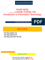 Nhập Môn Công Nghệ Thông Tin Introduction to Information Technology