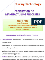 Introduction of Manufacturing Processes