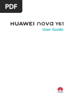 HUAWEI Nova Y61 User Guide - (EVE-LX3&LX9&LX9N, EMUI12.0 - 01, En-Us)