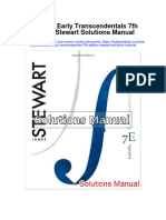 Calculus Early Transcendentals 7th Edition Stewart Solutions Manual