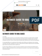 Ultimate Guide To BBQ Sauce - Grill Masters Club