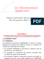 Systèmes Mécatroniques Chapitres 1 Et 2 - 2022-2023