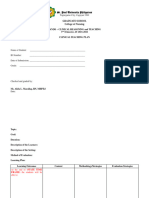 AAN201 Teaching Plan Sample