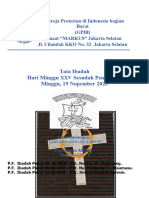 Tabah Minggu 19 Nopember 2023 - Koreksi Persiapan