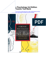 Forensic Psychology 3rd Edition Pozzulo Test Bank