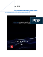 Solution Manual For Microeconomics 11th Edition David Colander 2