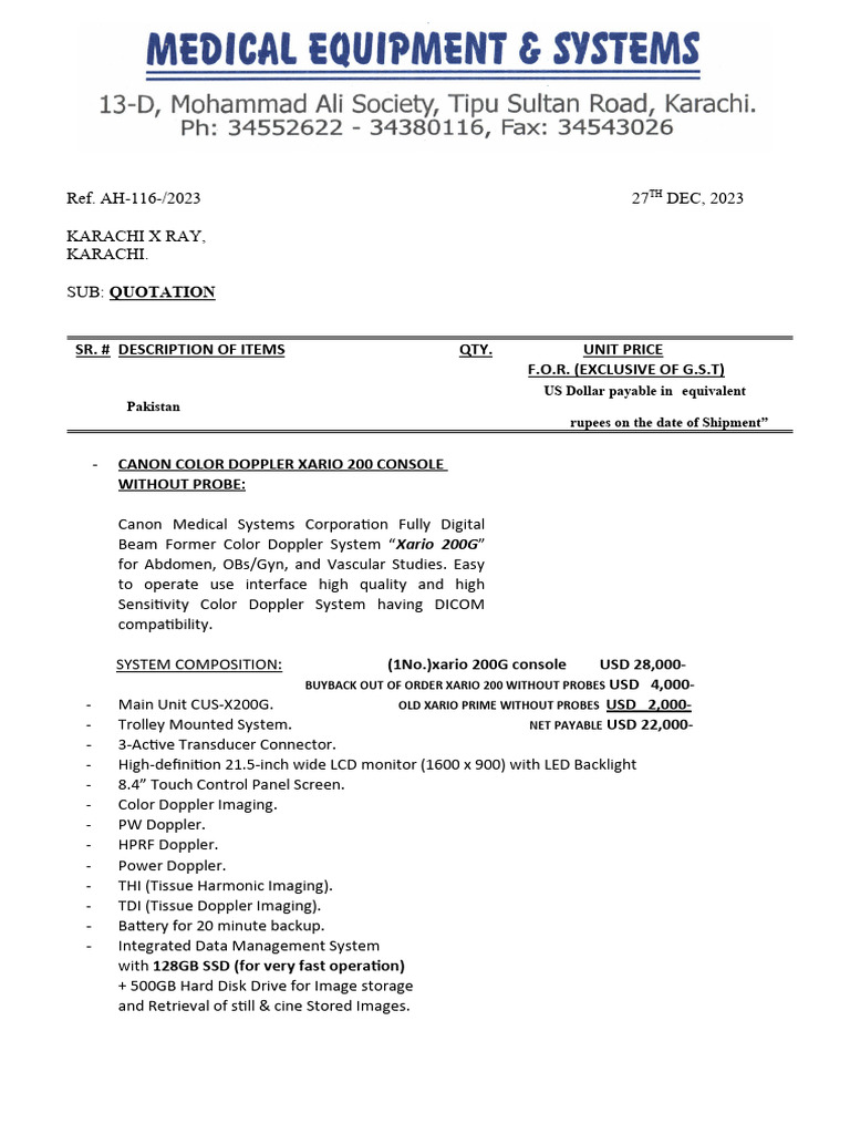 Karachi Xray Ultrasound 200G PDF