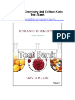 Organic Chemistry 3rd Edition Klein Test Bank