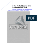 Chemistry The Central Science 11th Edition Brown Test Bank