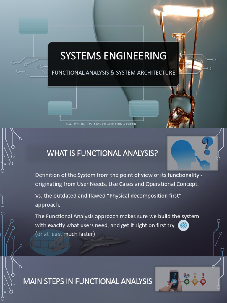 Functional Analysis System Architecture Pdf System Function