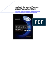 Fundamentals of Corporate Finance 2nd Edition Parrino Test Bank