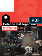 Rapport L'etat Du Mal-Logement en France 2018