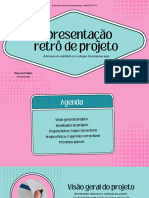 Apresentação Retrô de Projeto Rosa