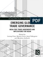 Emerging Global Trade Governance Mega Free Trade Agreements and Implications For ASEAN (Lurong Chen, Shujiro Urata, Masahito Ambashi Etc.)