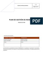 Plan Gestión de Residuos