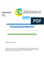 Analyse de L'article Sur L'effet Du Tutorat Par SIDIBE