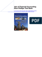 Fundamentals of Financial Accounting 6th Edition Phillips Test Bank