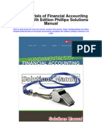 Fundamentals of Financial Accounting Canadian 5th Edition Phillips Solutions Manual