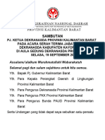 Sambutan Ketua dekranasda-PELANTIKAN PJ KETUA DEKRANASDA KKU (AutoRecovered)