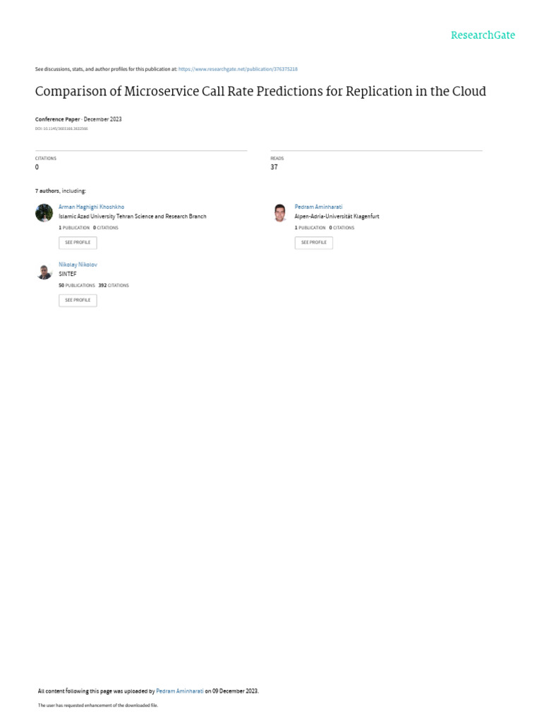 For Replication in The Cloud | PDF | Deep Learning | Machine Learning