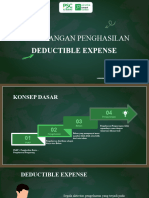 Pengurangan Pajak Deductible Expense