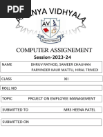 Project Report On Employee Management System-2