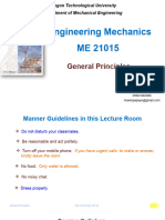 ME 21015 Lecture 1 - General Principles