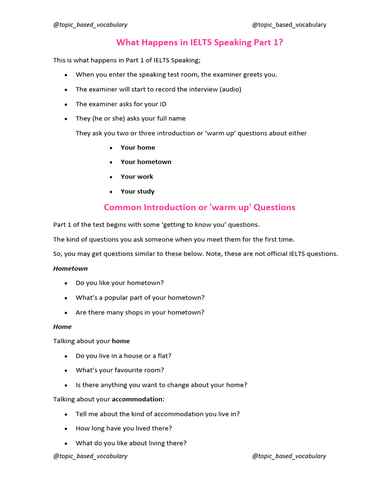 Topic based vocabulary pdf international english language testing