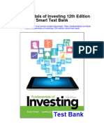 Fundamentals of Investing 12th Edition Smart Test Bank