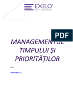 Workbook Managementul Timpului Si Prioritatilor - June 2021