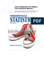 Fundamentals of Statistics 3rd Edition Sullivan Solutions Manual