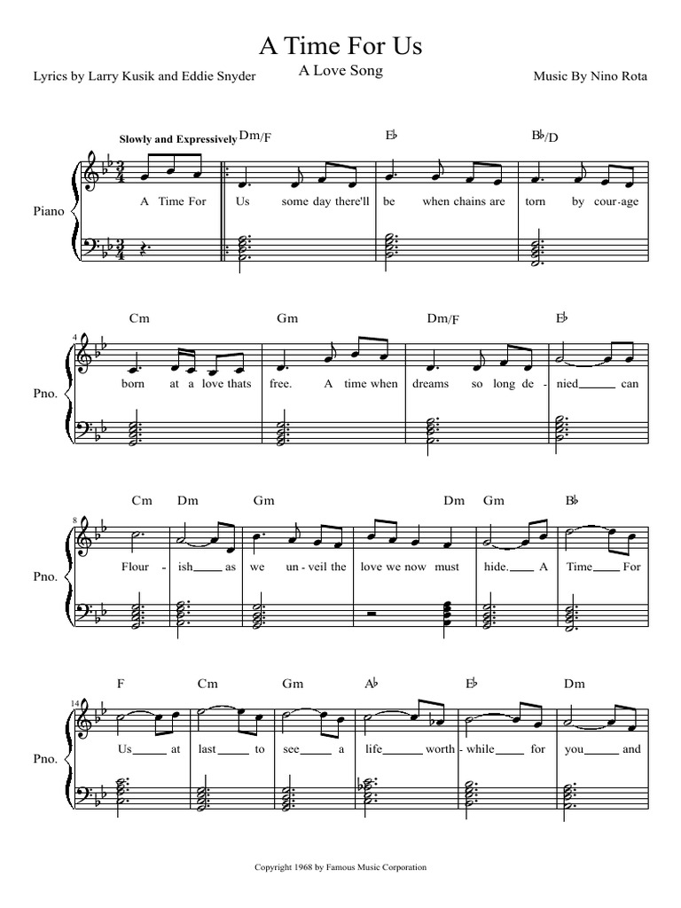 A time for us pdf