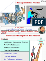 Maintenance Management Best Practice - 01 04 2014