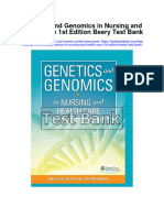 Genetics and Genomics in Nursing and Health Care 1st Edition Beery Test Bank