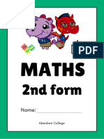 Maths 2nd Form English 2023 33 Hojas