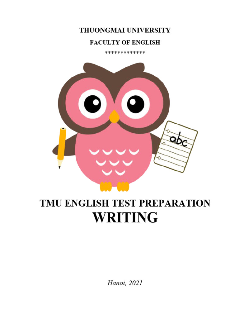 Tmu English Test Preparation Writing Cao Hб ќc Pdf