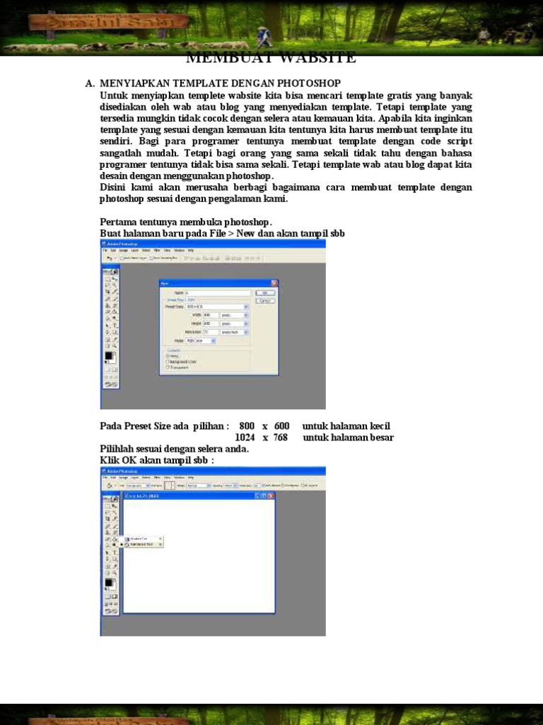 Cara Membuat Template Website Sendiri | PDF