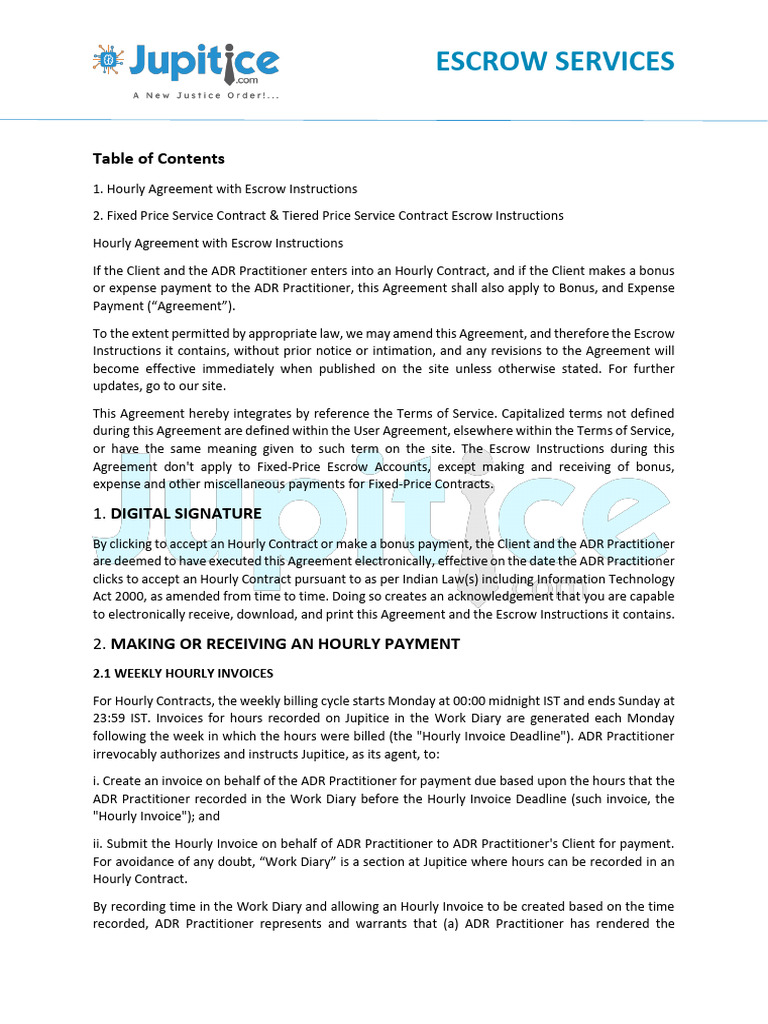 Escrow Instrcutions | PDF | Alternative Dispute Resolution | Mediation