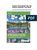 Health Promotion Throughout The Life Span 9th Edition Edelman Test Bank