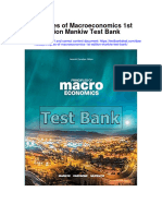 Principles of Macroeconomics 1st Edition Mankiw Test Bank