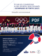 INSEP - Enquête Sur Les Conditions de Préparation Des Sportifs Sélectionnés Pour Les Jeux Olympiques de Tokyo - Stats - 2022-Web