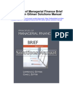 Principles of Managerial Finance Brief 6th Edition Gitman Solutions Manual